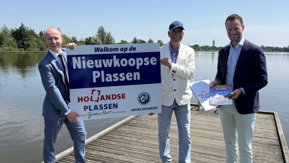 Welkomstborden voor Nieuwkoopse Plassen